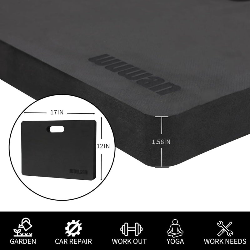 WUWAN Yoga kneeling mat, 1.5inch Thick,Knee Push-ups, Plank Support & Yoga Elbows/Knees Mat Provides Cushion for Kneeling & Elbows - Image 5